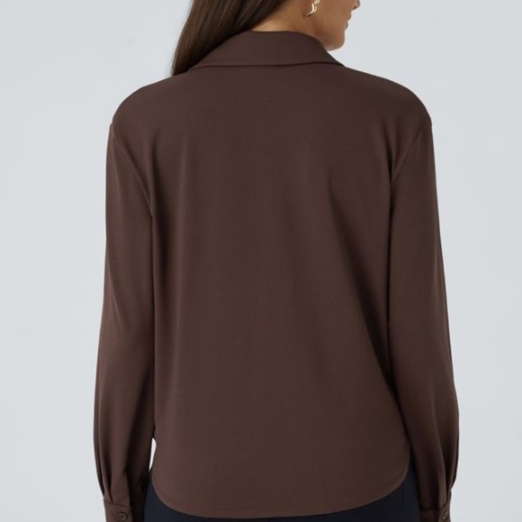 NWOT HALARA size M Crossover Long Sleeve Work Shirt - Picture 3 of 12